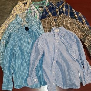 A Lot of boys size 6 dress shirts.